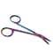 A2Z Scilab Stitch Suture Scissors Angled 4.5 One Hook Blade Stainless Steel, Multi Titanium Color A2Z-ZR871 - alternate 1